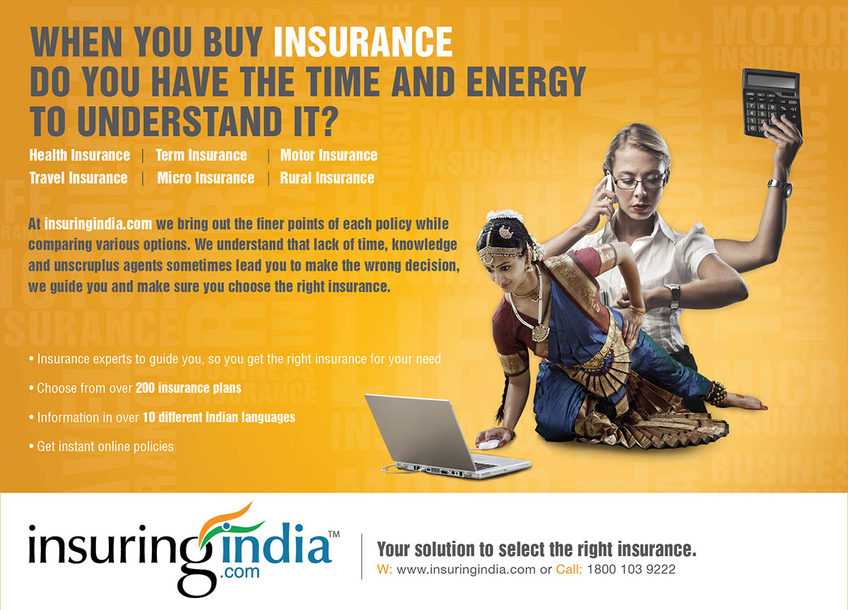 InsuringIndia Print ad